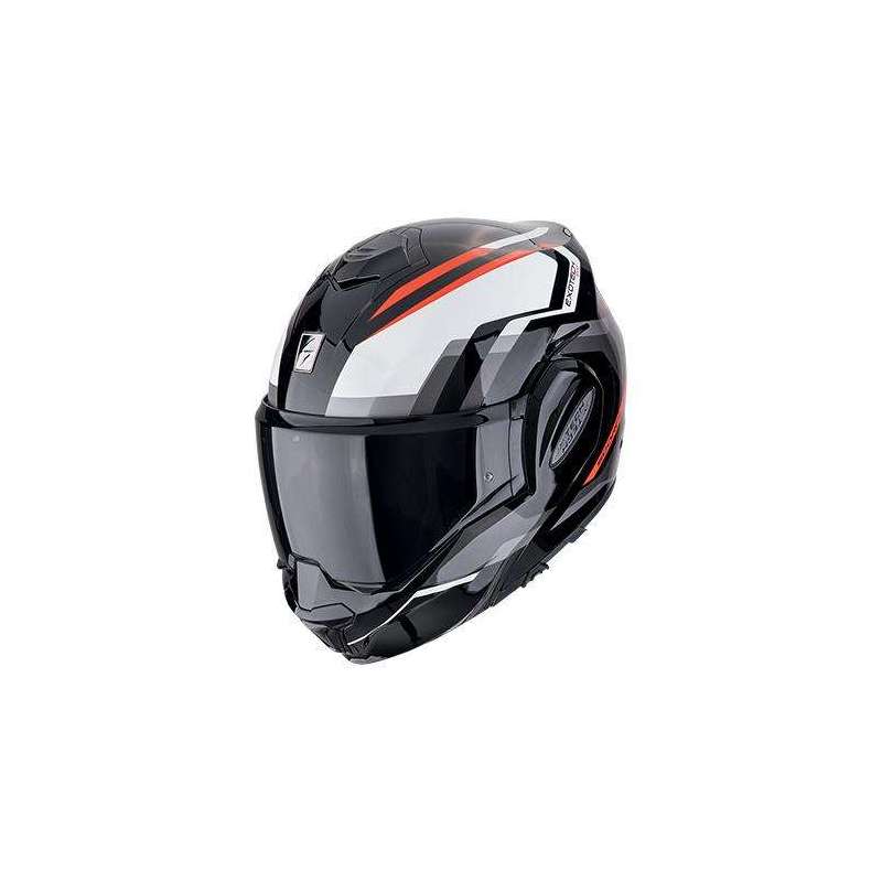 Modulohelm SCORPION EXO-TECH EVO FURIO Schwarz-Rot