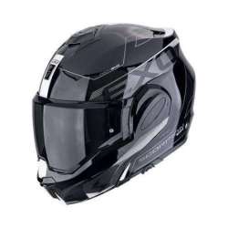 Casque Modulable SCORPION EXO-TECH EVO TRAVELLER Noir-Blanc