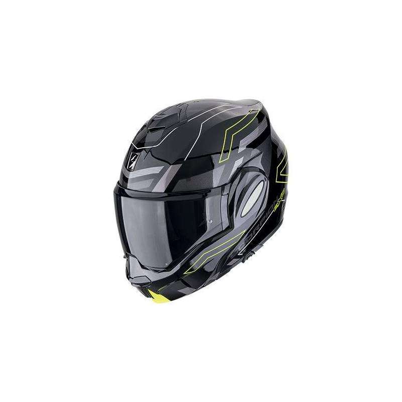 Modulohelm SCORPION EXO-TECH EVO CONQUER Schwarz-Neongelb