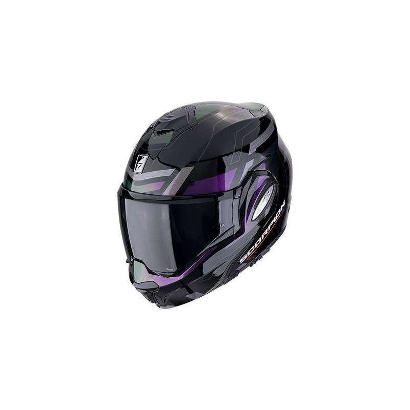 Modulohelm SCORPION EXO-TECH EVO CONQUER Schwarz Chamäleon
