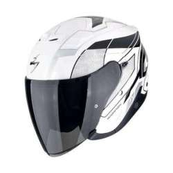 Jet Helm SCORPION EXO-Z1 VUE Weiss-Schwarz-Silber