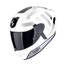 Casque Intégral SCORPION EXO-391 AROK Blanc-Noir-Argent