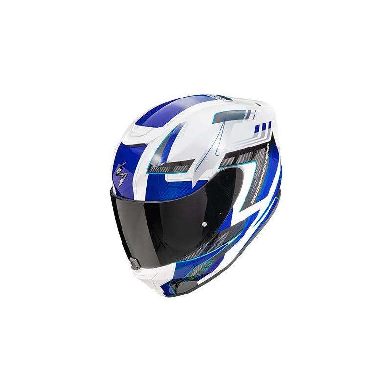 Integralhelm SCORPION EXO-391 CAPTOR Weiß-Blau