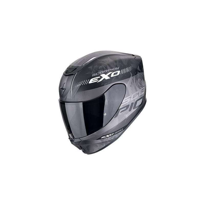 Casque Intégral SCORPION EXO-391 AVA Noir mat-Argent