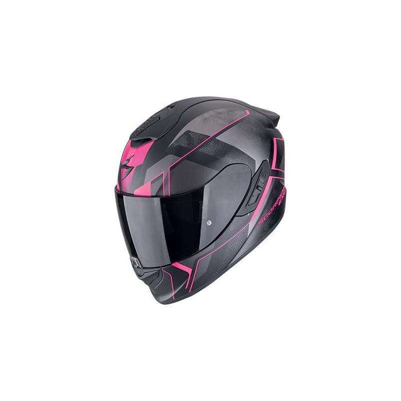 Integralhelm SCORPION EXO-1400 EVO II AIR INTENSIO Mattschwarz-Pink