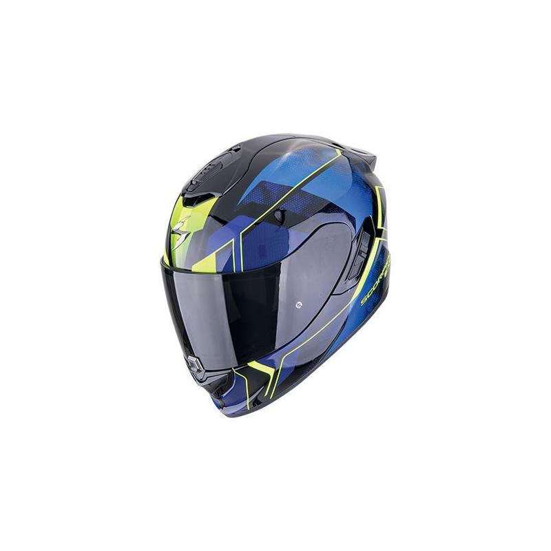 Integralhelm SCORPION EXO-1400 EVO II AIR INTENSIO Schwarz-Blau
