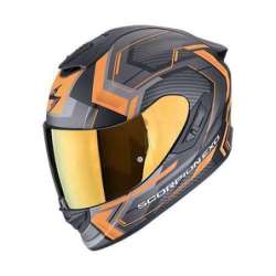 Casque Intégral SCORPION EXO-1400 EVO II AIR LINART Noir mat-Orange