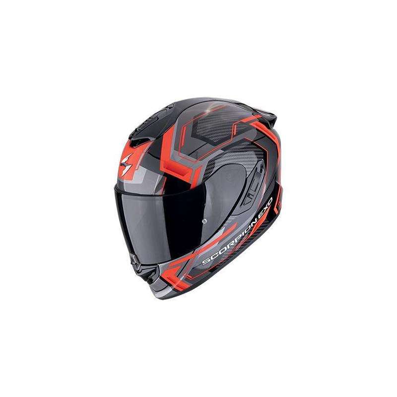 Casque Intégral SCORPION EXO-1400 EVO II AIR LINART Noir-Rouge