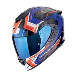 Casque Intégral SCORPION EXO-1400 EVO II AIR LINART Noir-Bleu-Rouge