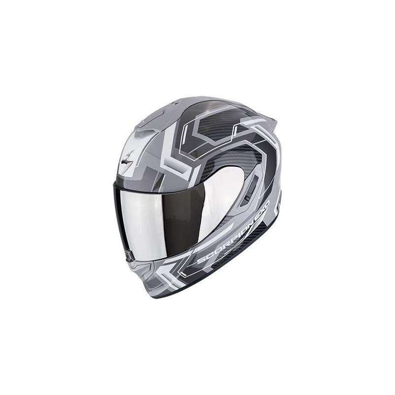 Casque Intégral SCORPION EXO-1400 EVO II AIR LINART Gris-Blanc