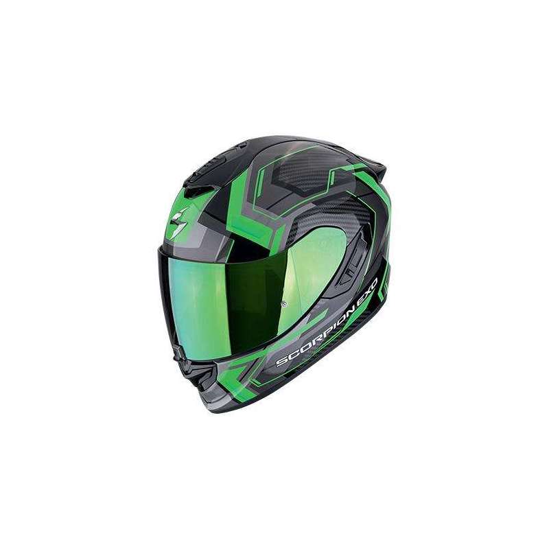Integralhelm SCORPION EXO-1400 EVO II AIR LINART Schwarz-Grün