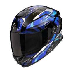 Casque Intégral SCORPION EXO-GT SP AIR AUGUSTA Noir-Gris-Bleu