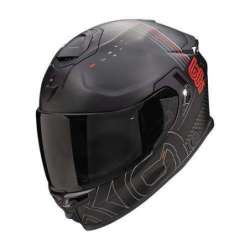 Casque Intégral SCORPION EXO-GT SP AIR TECHLANE Noir Mat-Gris-Rouge