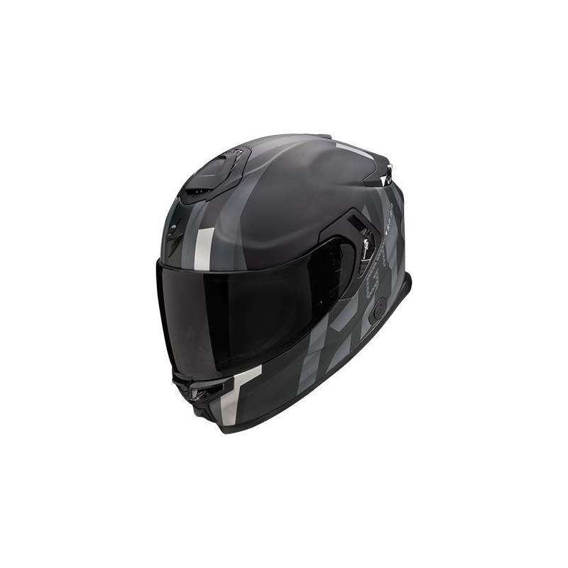 Casque Intégral SCORPION EXO-GT SP AIR TOURADVEN Noir Mat-Argent