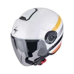 Casque Jet SCORPION EXO-CITY II BEE Blanc-Jaune