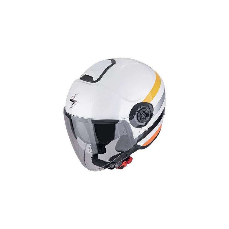 Casque Jet SCORPION EXO-CITY II BEE Blanc-Jaune