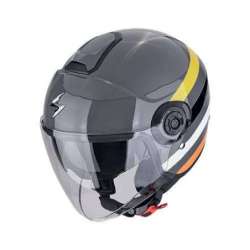 Jet Helm SCORPION EXO-CITY II BEE Grau-Gelb-Schwarz