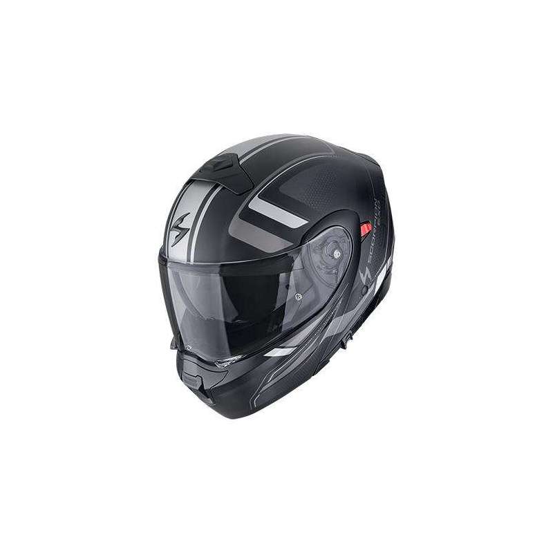 Casque Modulable SCORPION EXO-930 EVO ARDENS Noir mat-Argent