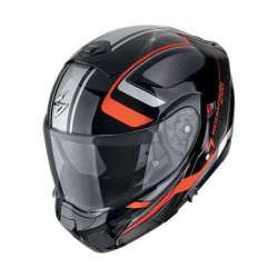 Modularbetriebener Helm SCORPION EXO-930 EVO ARDENS Schwarz-Metallic-Rot