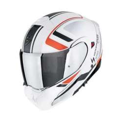 Casque Modulable SCORPION EXO-930 EVO ARDENS Blanc mat-Noir-Rouge