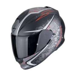 Casque Intégral SCORPION EXO-491 RUN Noir Mat-Rouge
