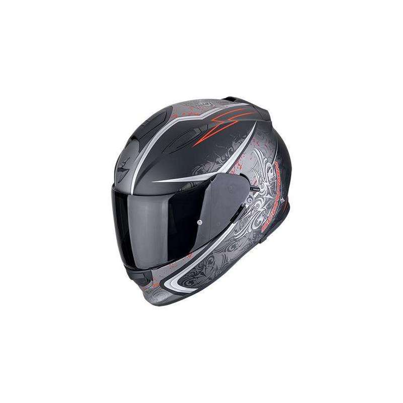 Casque Intégral SCORPION EXO-491 RUN Noir Mat-Rouge