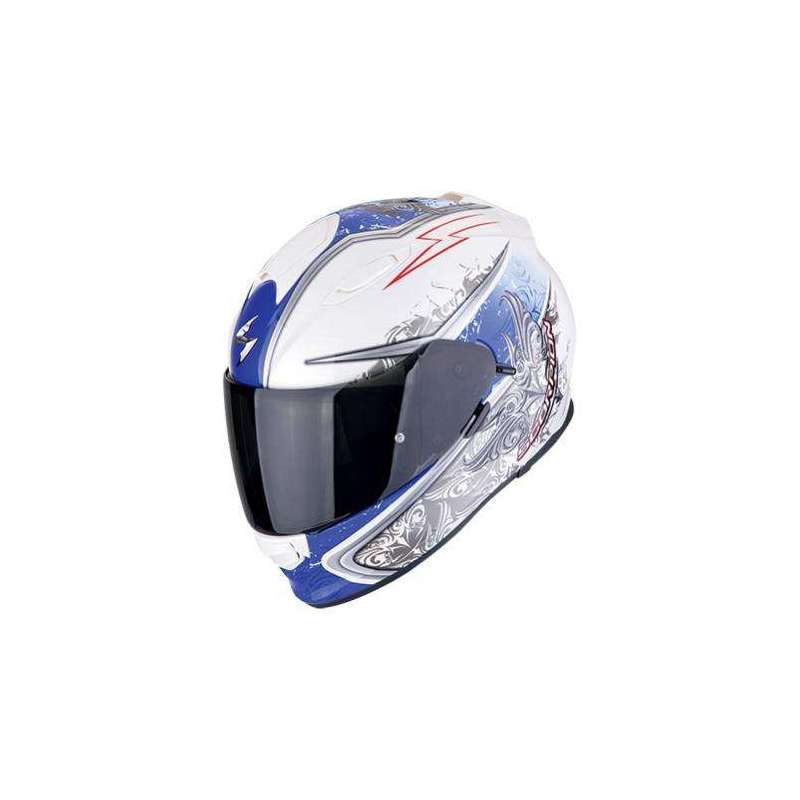 Integralhelm SCORPION EXO-491 RUN Weiss-Blau