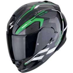 Casque Intégral SCORPION EXO-491 KRIPTA Noir-Vert-Blanc