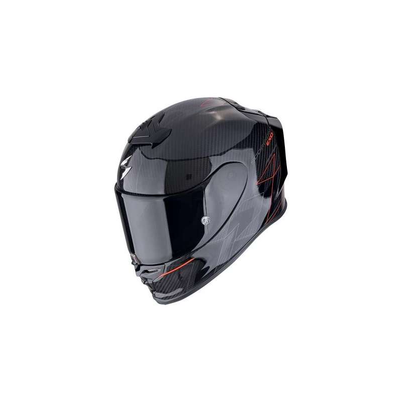 Casque Intégral SCORPION EXO-R1 EVO CARBONE CYNERGY AIR Noir-Rouge