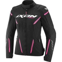 Veste Ixon Lady STRIKER 2 Textile Noir Rose vif