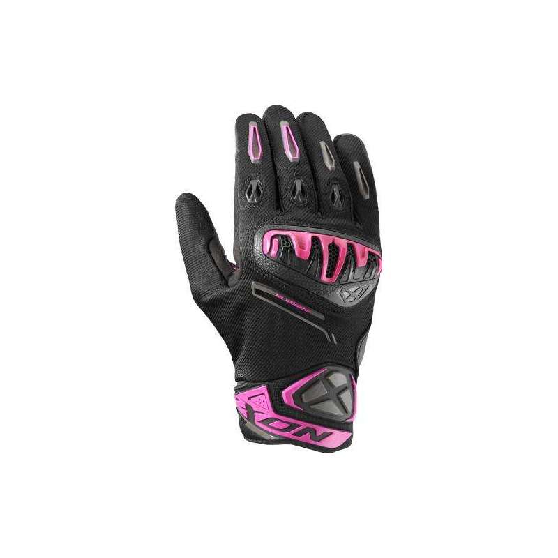 Handschuhe Ixon Lady MIRAGE AIR Sommer Schwarz Fushia