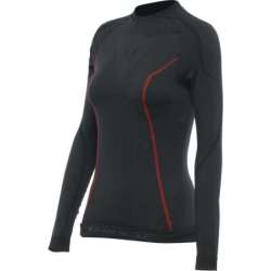 Funktionelles T-Shirt Dainese LS Thermo für Frauen schwarz-rot