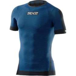 T-shirt fonctionnel SIXS TS1 carbon-bleu