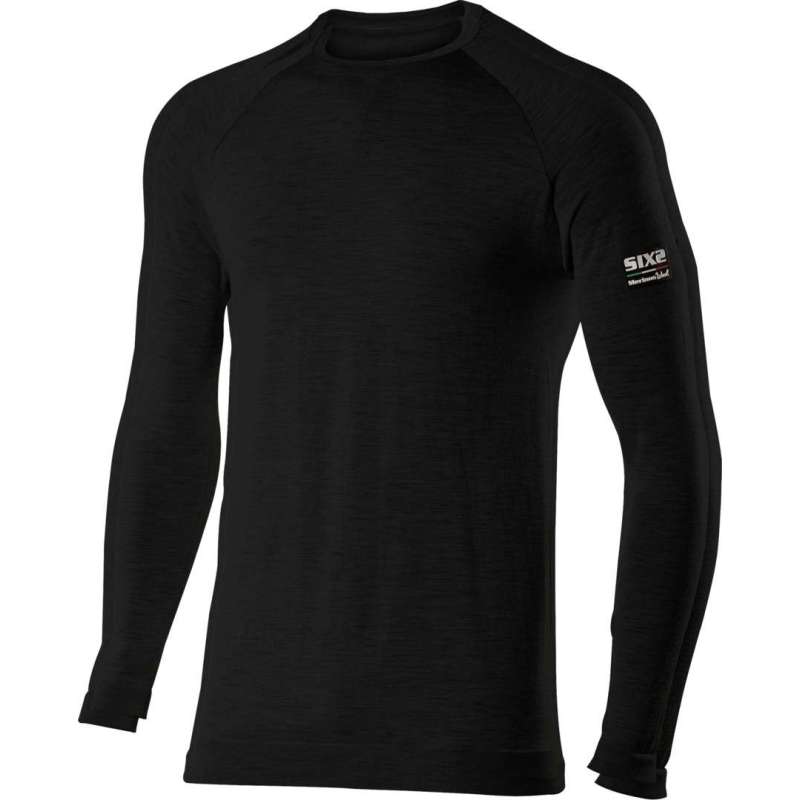 Funktionelles T-Shirt SIXS TS2 Merino schwarz