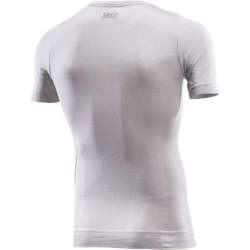 Funktionelles T-Shirt SIXS TS1 V2 Silber- Weiß