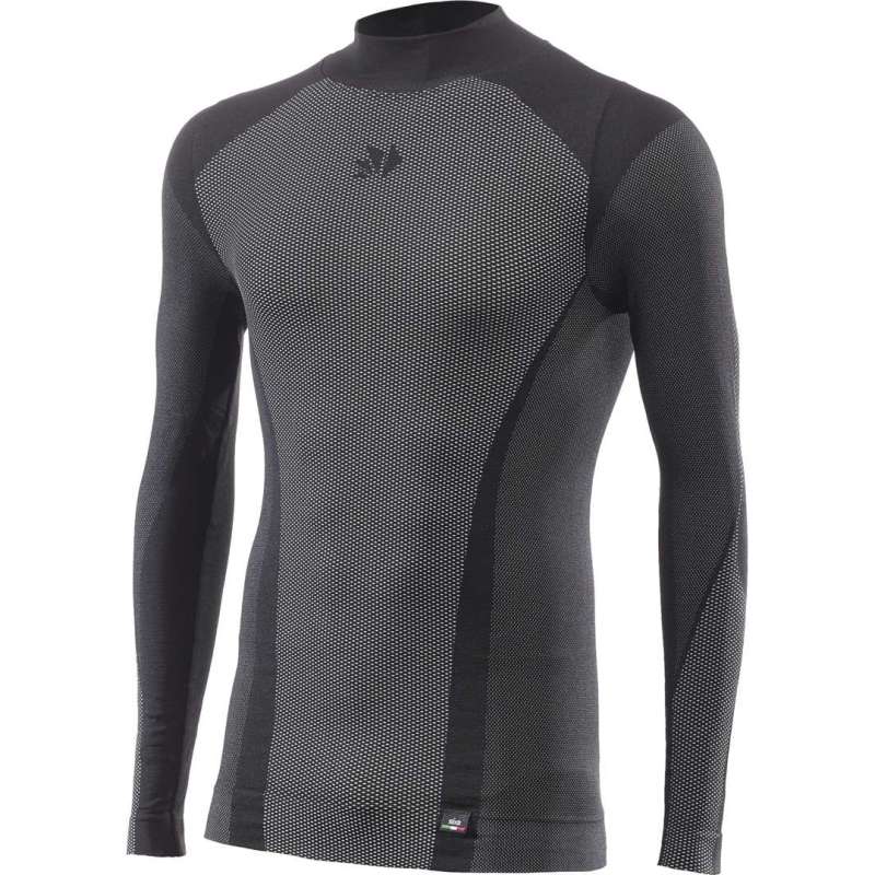 Funktionelles Langarmshirt SIXS TS3 V2 Schwarz-Carbon