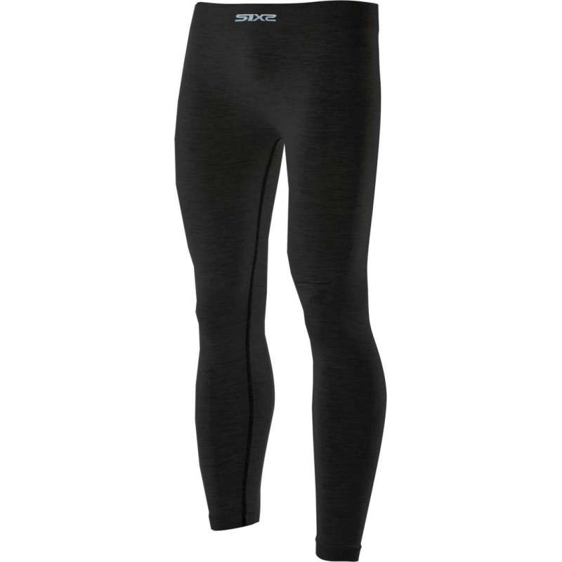 Lange Funktionsunterhosen SIXS PNX Merino schwarz