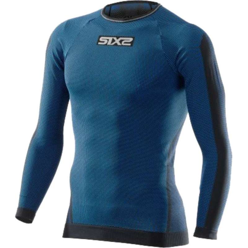 Funktionelles T-Shirt SIXS TS2 schwarz-petrol