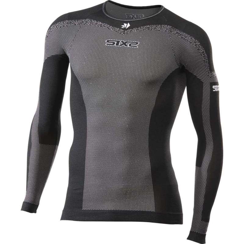Chemise fonctionnelle-à manches longues SIXS TS2L BT carbon noir