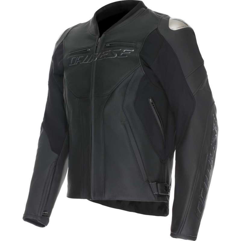 Veste Dainese en cuir Racing 5 S/T noir