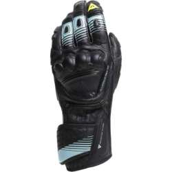 Gants Dainese Fiero Metal noir-bleu-jaune fluo
