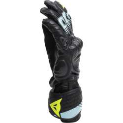 Gants Dainese Fiero Metal noir-bleu-jaune fluo