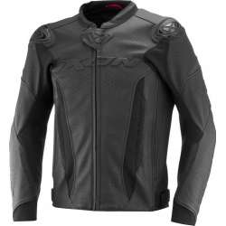 Veste IXON VORTEX 3 Cuir Noir-Noir