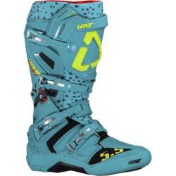 Bottes Leatt 5.5 FlexLock V25 turquoise jaune noir