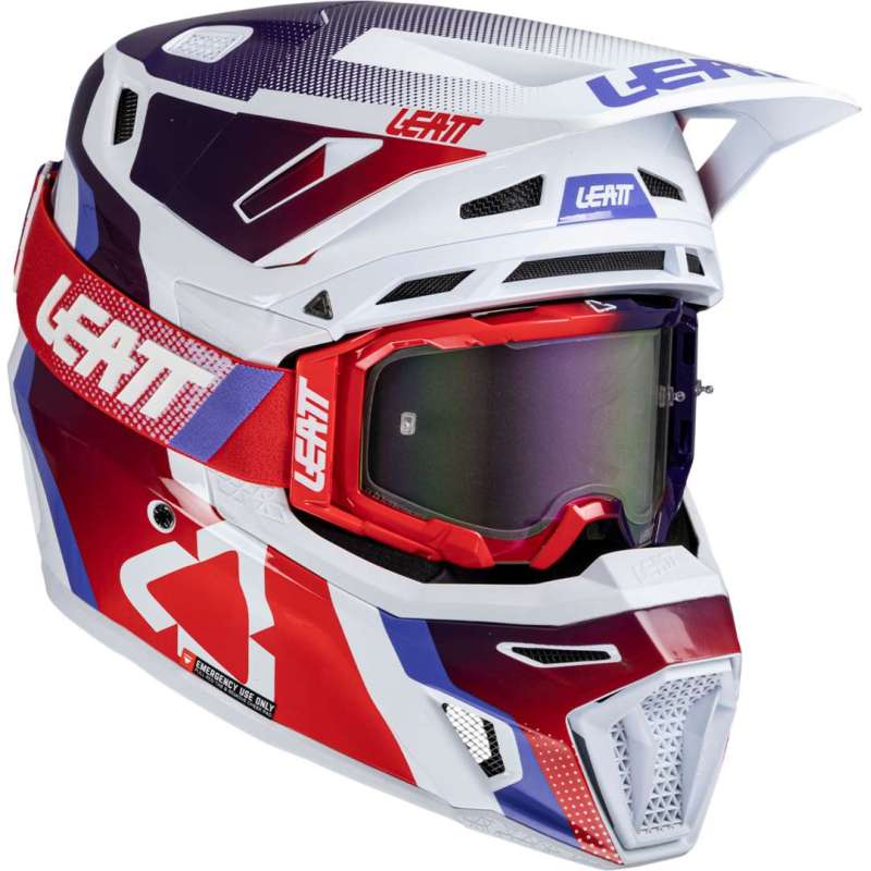 Helm Leatt Kit 8.5 V25 rot weiß blau