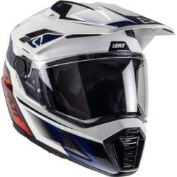 Casque Leatt Kit ADV 8.5 V25 blanc bleu rouge