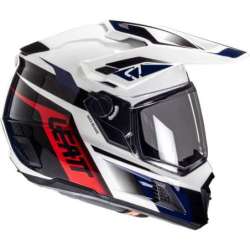 Casque Leatt Kit ADV 8.5 V25 blanc bleu rouge