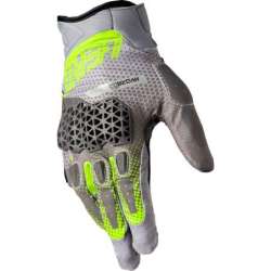 Gants Leatt ADV HydraDri 5.5 Short V25 gris foncé noir jaune
