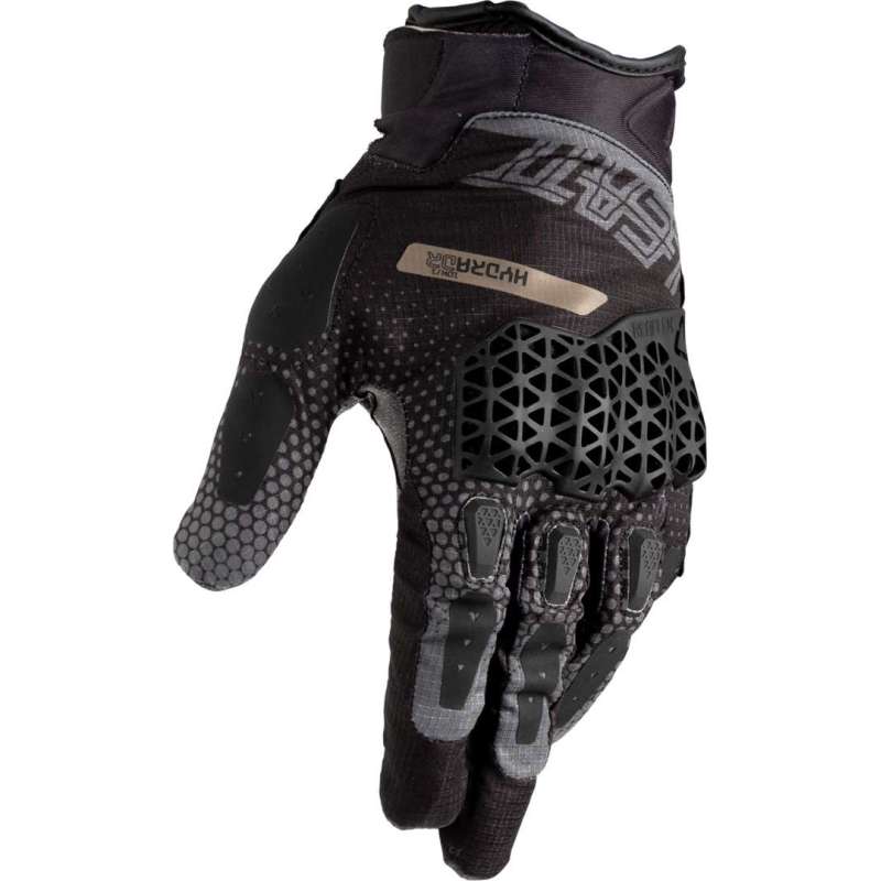Handschuhe Leatt ADV HydraDri 5.5 Short V25 schwarz dunkelgrau gold