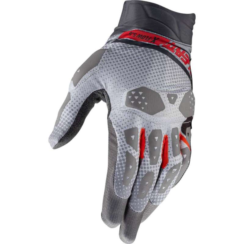 Gants Leatt ADV X Flow 5.5 Short V25 beige gris rouge